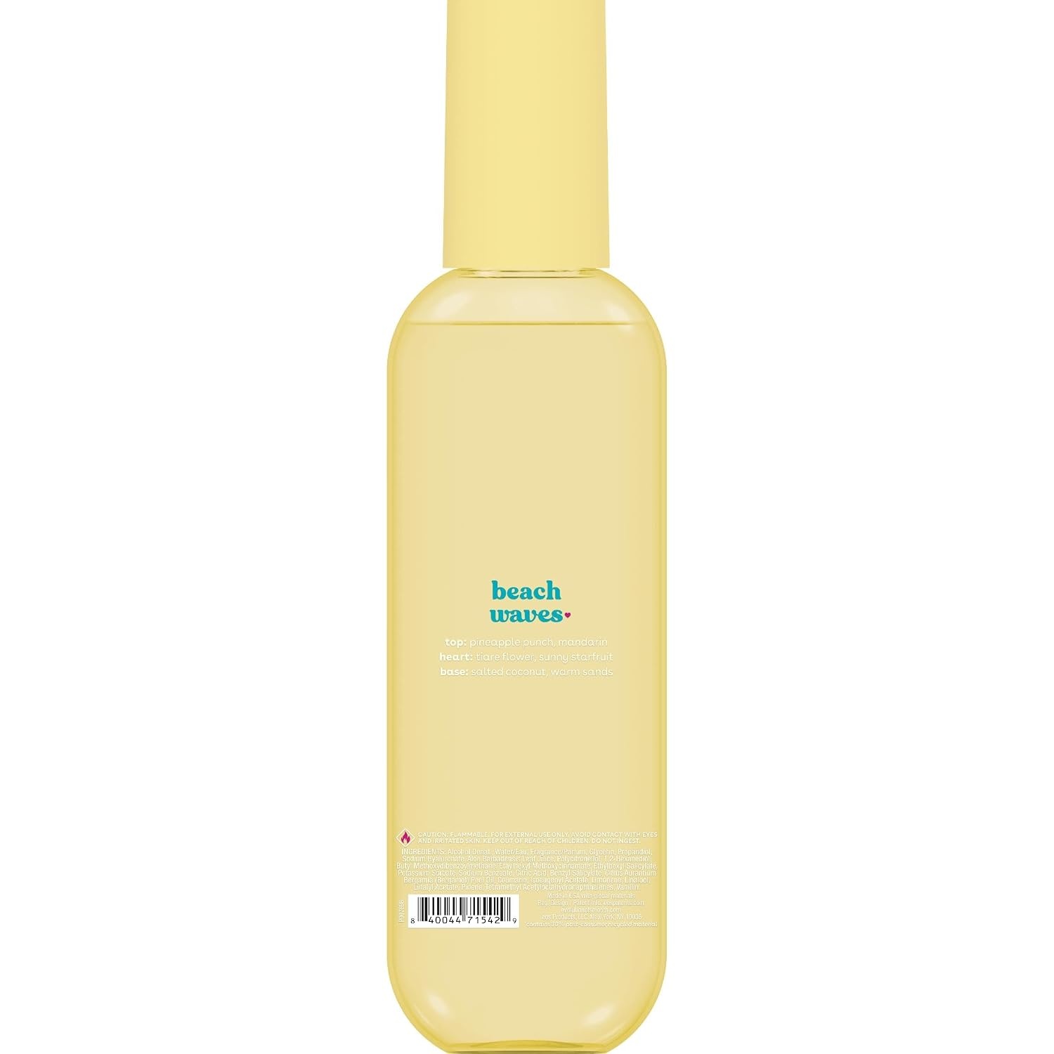 image:imageeos Cashmere Body Mist Jasmine Peach Body Spray for Women Hair Mist Floral Perfume Moisturizing Hyaluronic Acid Glycerin Vegan Crueltyfree 6 fl ozBeach Waves
