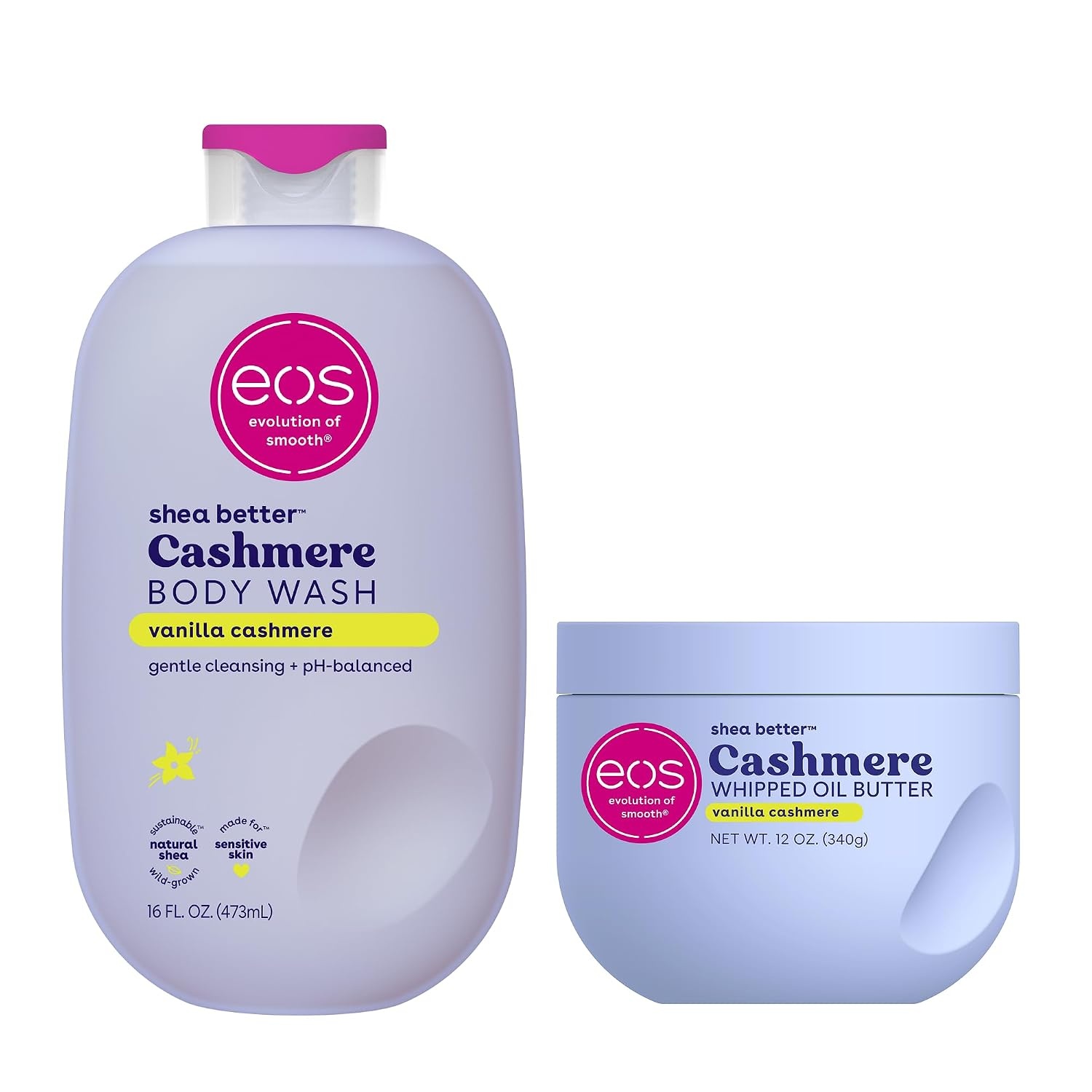 image:imageeos Cashmere Body Wash Jasmine Peach Moisturizing Body Wash Creamy Gel Formula with Shea Butter Glycerin Vitamin E pH Balanced Sensitive Skin Vegan 16 fl ozVanilla