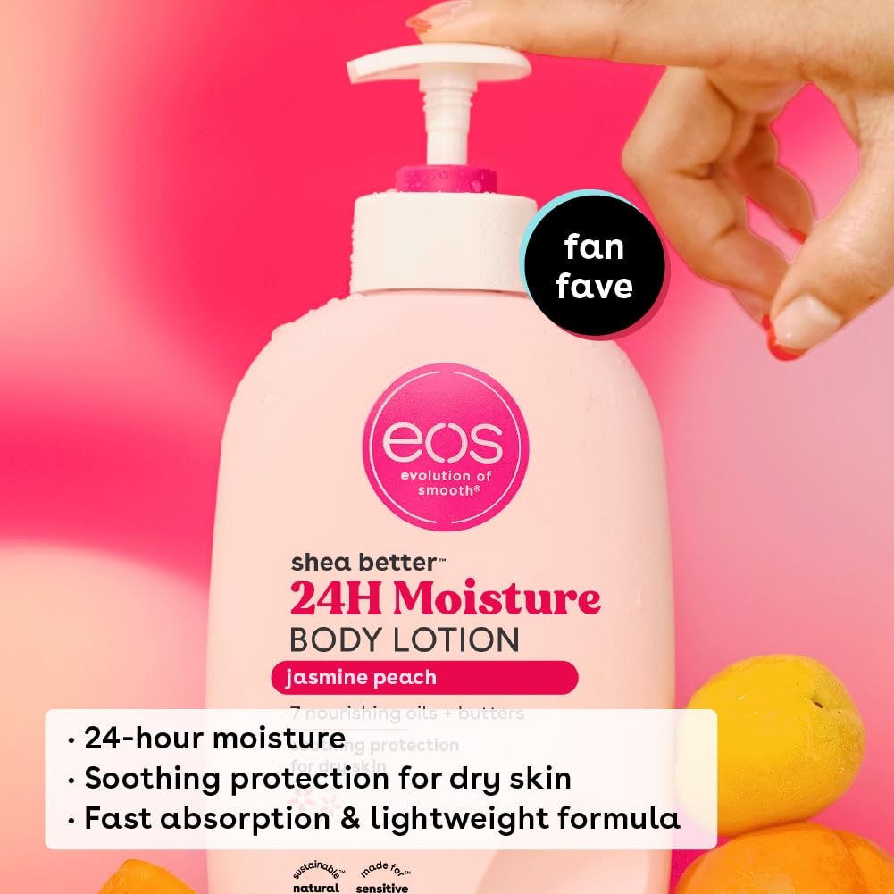 image:imageeos Shea Better 24H Moisture Body Lotion Jasmine Peach 16 fl ozJasmine Peach