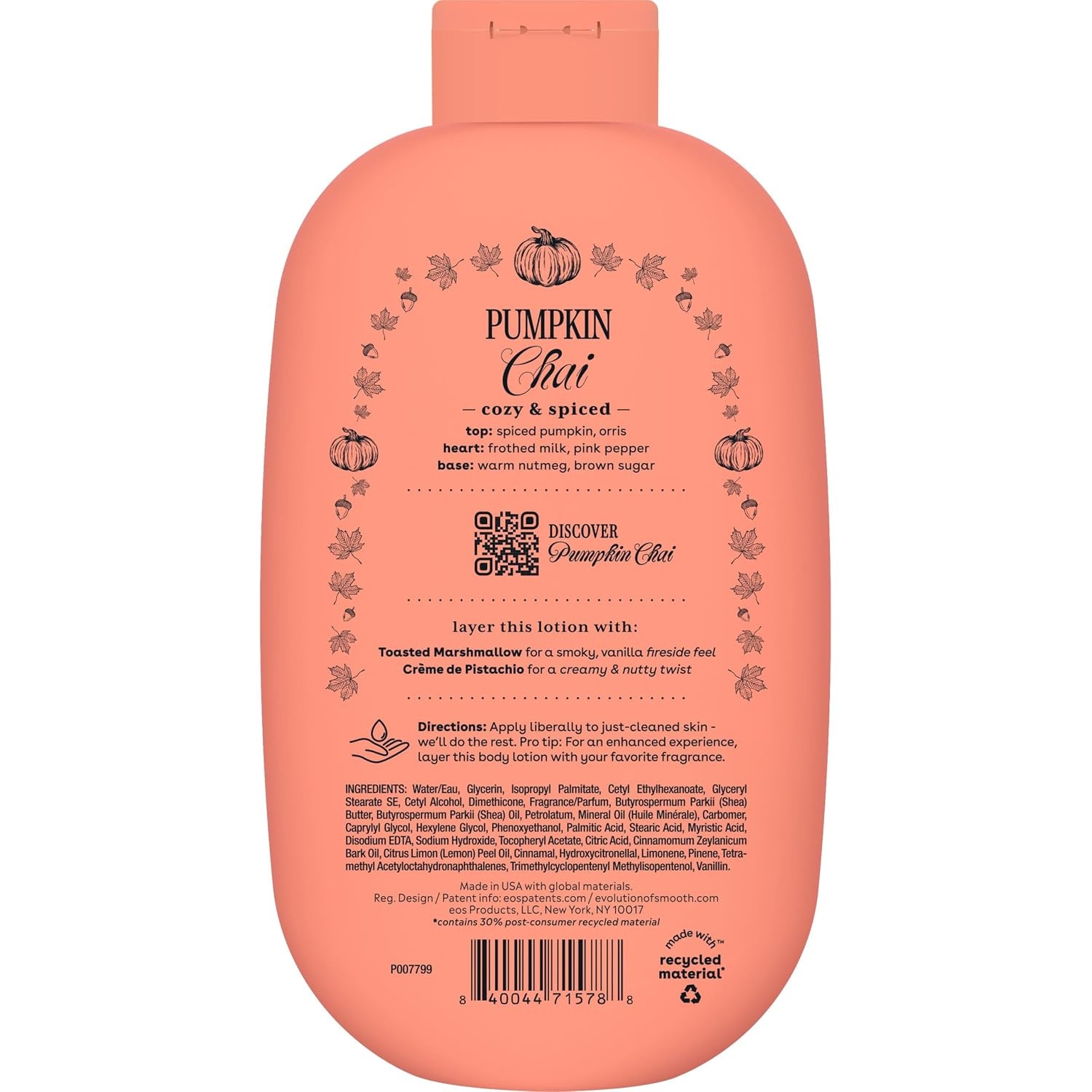 image:imageeos Shea Better 24H Moisture Body Lotion Pink Champagne 16 fl ozPumpkin Chai