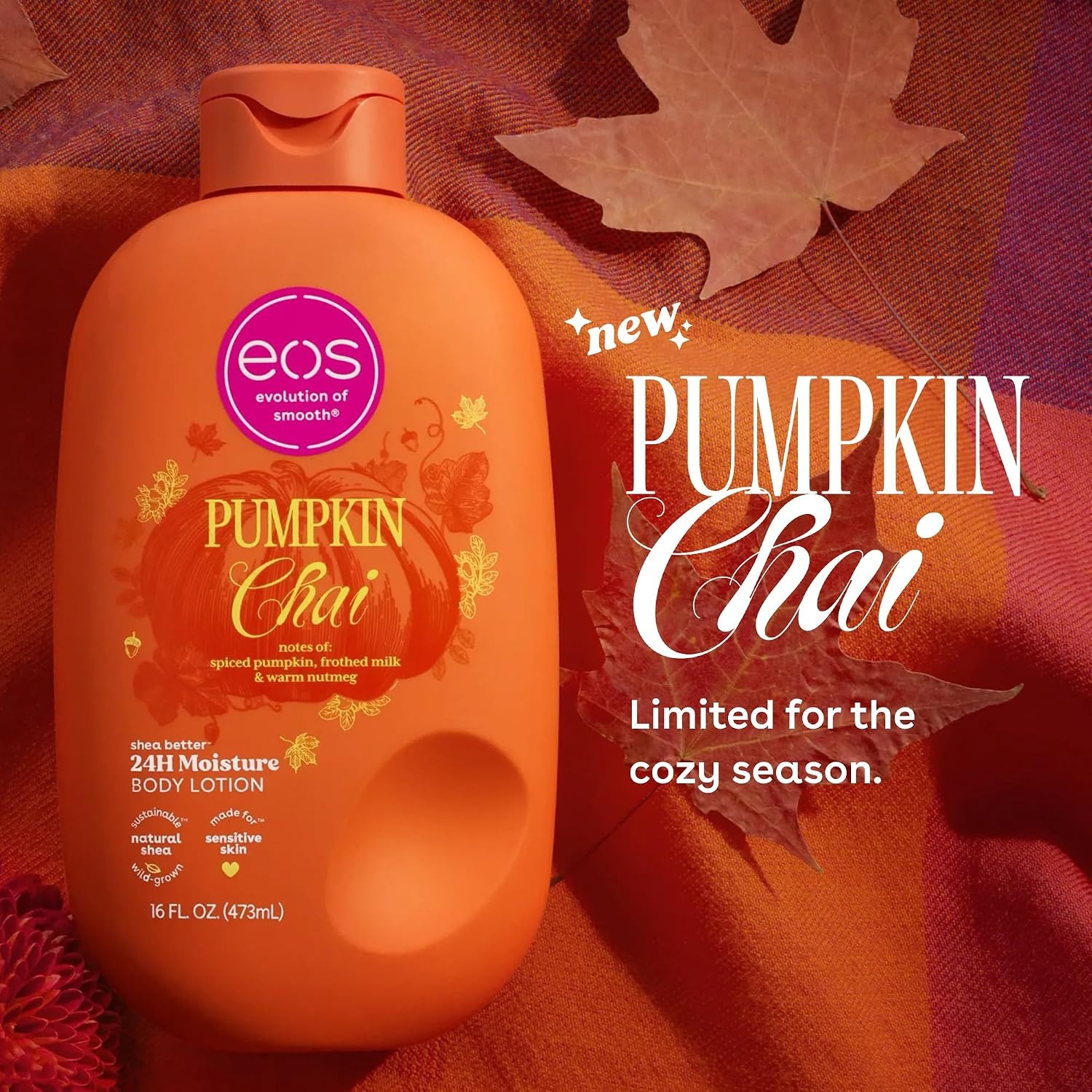 image:imageeos Shea Better 24H Moisture Body Lotion Pink Champagne 16 fl ozPumpkin Chai