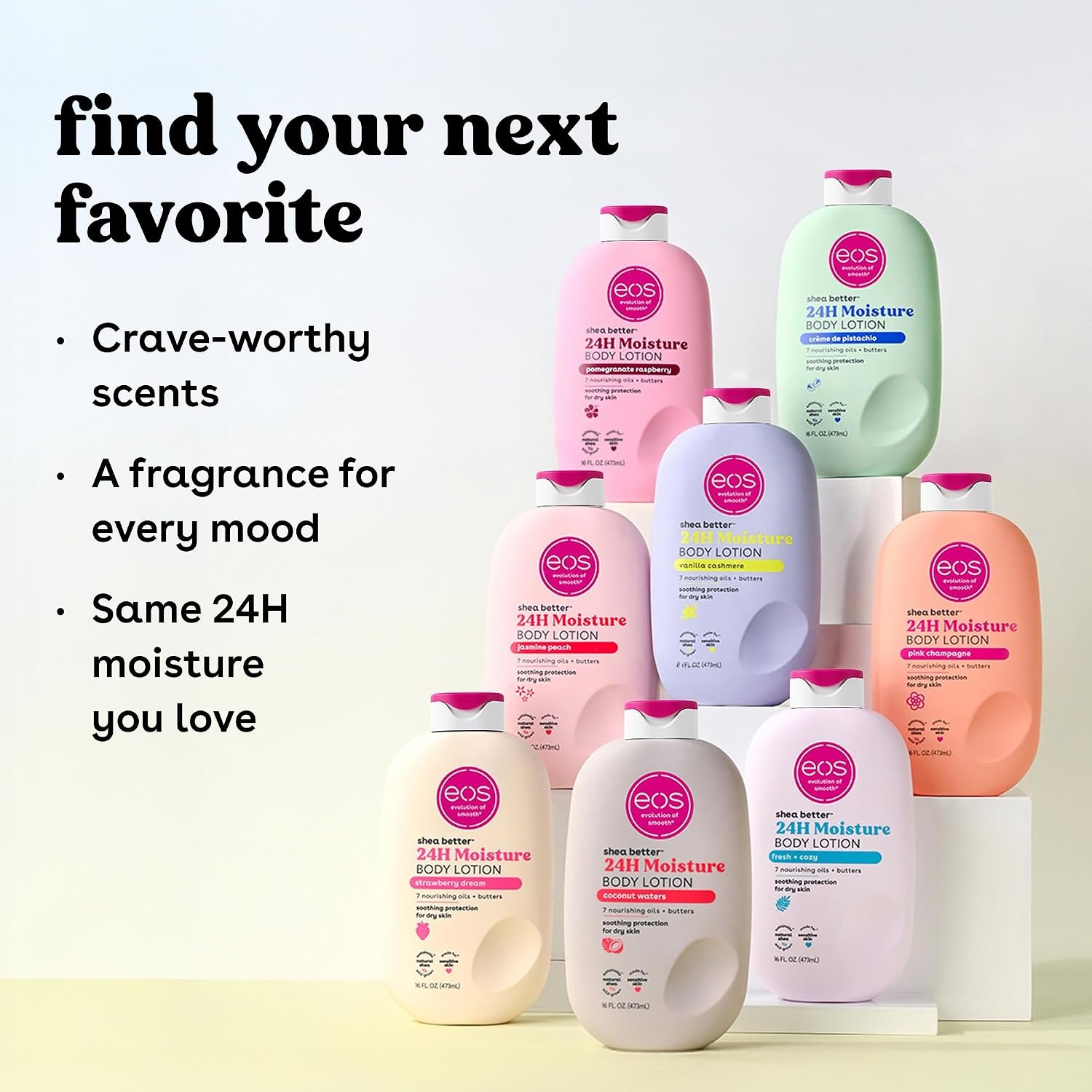 image:imageeos Shea Better 24H Moisture Body Lotion Pink Champagne 16 fl ozVanilla Cashmere
