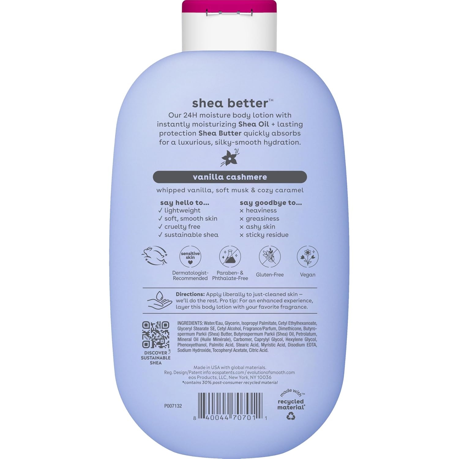 image:imageeos Shea Better 24H Moisture Body Lotion Pink Champagne 16 fl ozVanilla Cashmere