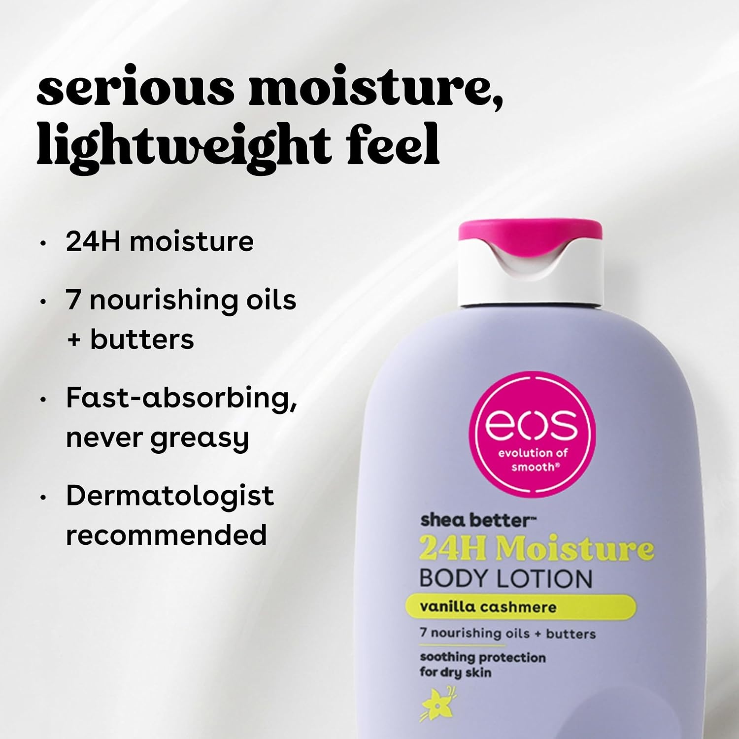image:imageeos Shea Better 24H Moisture Body Lotion Pink Champagne 16 fl ozVanilla Cashmere