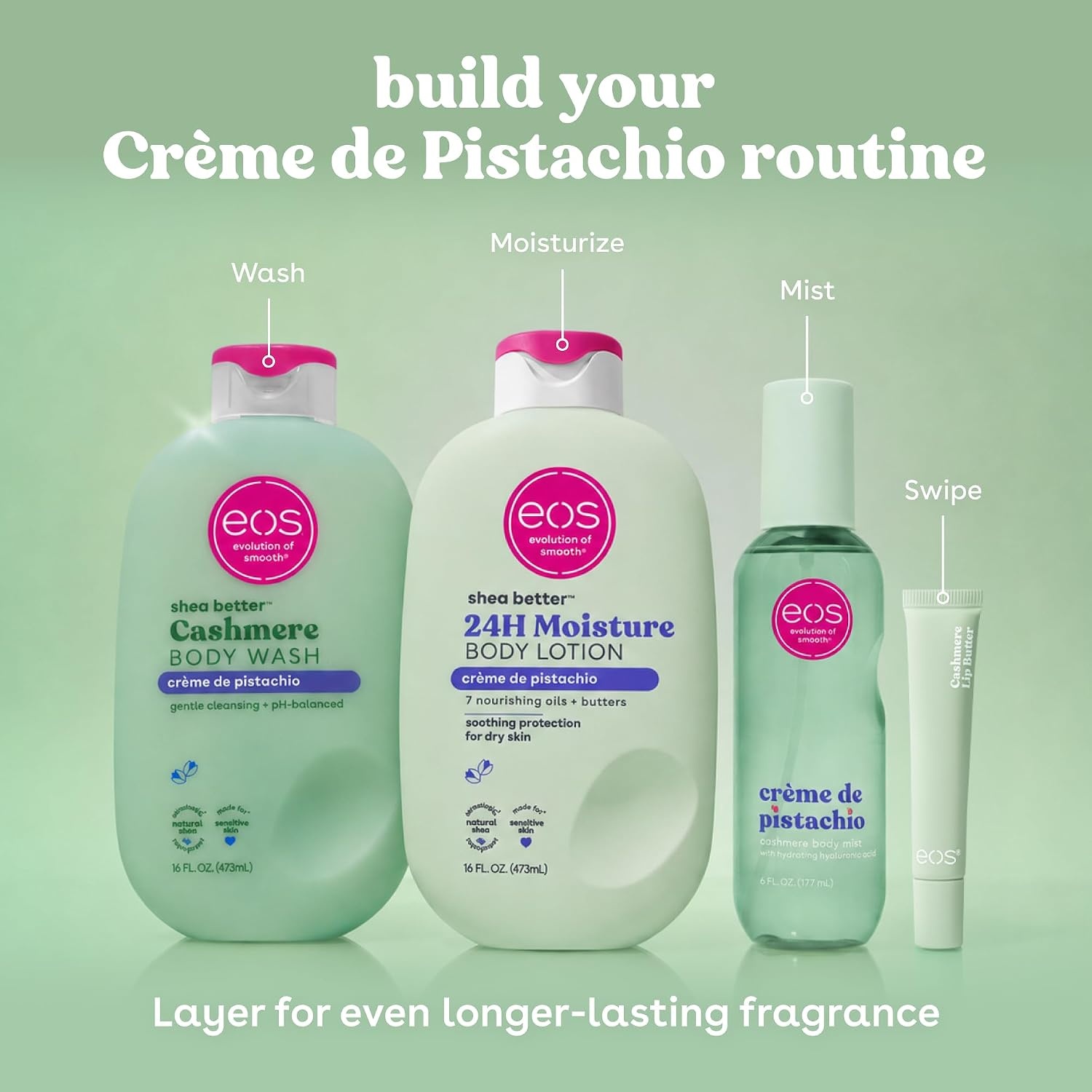 image:imageeos Strawberry Dream Plumping Peptides amp Shea Butter Lip Butter 035 ozCrme de Pistachio