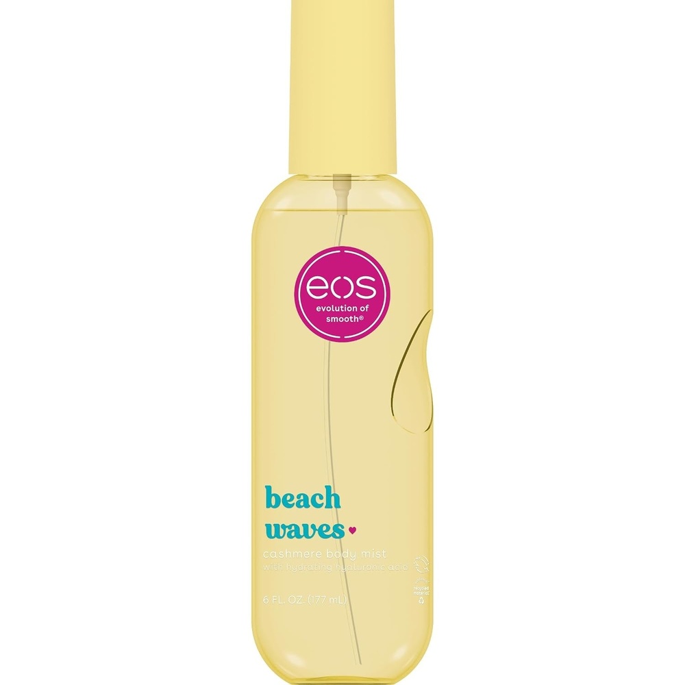 image:imageeos Cashmere Body Mist Jasmine Peach Body Spray for Women Hair Mist Floral Perfume Moisturizing Hyaluronic Acid Glycerin Vegan Crueltyfree 6 fl ozBeach Waves