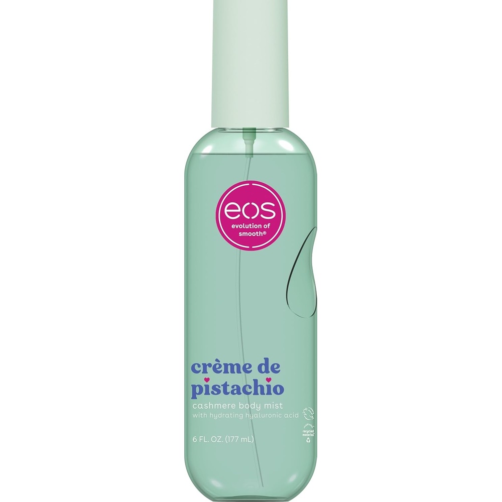 image:imageeos Cashmere Body Mist Jasmine Peach Body Spray for Women Hair Mist Floral Perfume Moisturizing Hyaluronic Acid Glycerin Vegan Crueltyfree 6 fl ozCrme de Pistachio