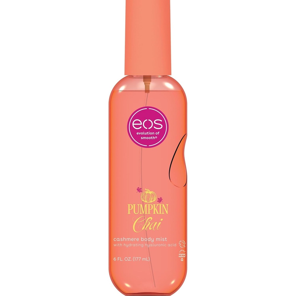 image:imageeos Cashmere Body Mist Jasmine Peach Body Spray for Women Hair Mist Floral Perfume Moisturizing Hyaluronic Acid Glycerin Vegan Crueltyfree 6 fl ozPumpkin Chai
