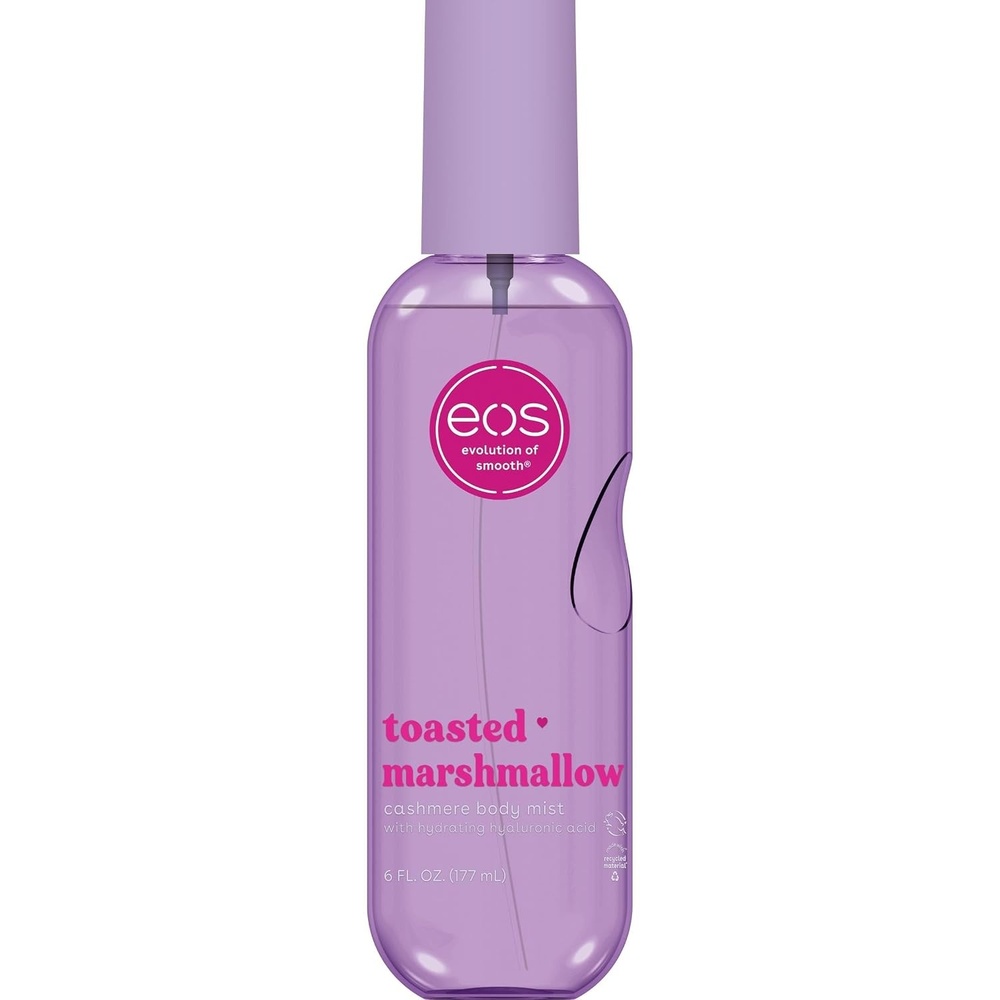 image:imageeos Cashmere Body Mist Jasmine Peach Body Spray for Women Hair Mist Floral Perfume Moisturizing Hyaluronic Acid Glycerin Vegan Crueltyfree 6 fl ozToasted Marshmallow