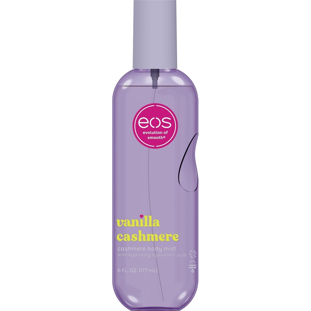 image:imageeos Cashmere Body Mist Jasmine Peach Body Spray for Women Hair Mist Floral Perfume Moisturizing Hyaluronic Acid Glycerin Vegan Crueltyfree 6 fl ozVanilla Cashmere