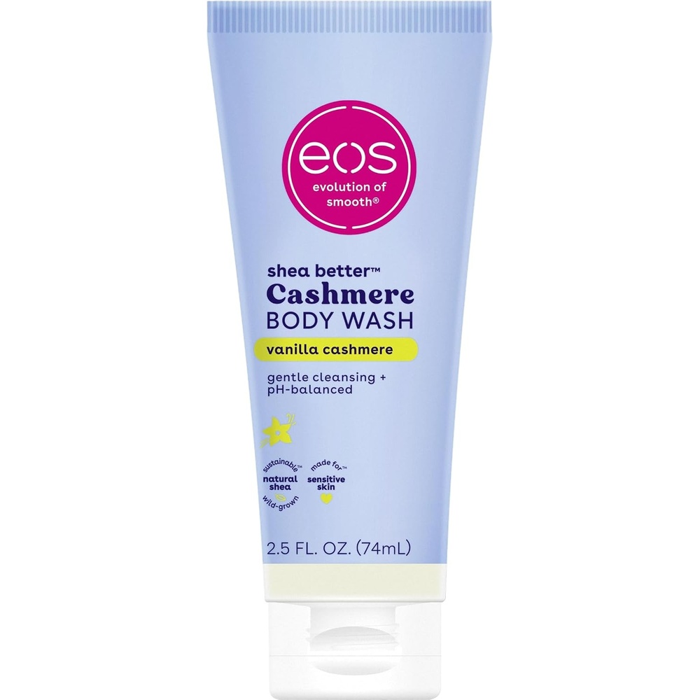 image:imageeos Cashmere Body Wash Jasmine Peach Moisturizing Body Wash Creamy Gel Formula with Shea Butter Glycerin Vitamin E pH Balanced Sensitive Skin Vegan 16 fl ozVanilla