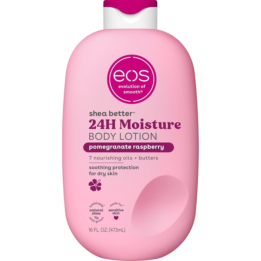 image:imageeos Shea Better 24H Moisture Body Lotion Jasmine Peach 16 fl ozPomegranate Raspberry