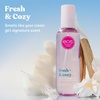 eos Cashmere Body Mist, Jasmine Peach, Body Spray for Women, Hair Mist, Floral Perfume, Moisturizing, Hyaluronic Acid, Glycerin, Vegan, Cruelty-free, 6 fl oz(Fresh & Cozy)