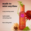 eos Cashmere Body Mist, Jasmine Peach, Body Spray for Women, Hair Mist, Floral Perfume, Moisturizing, Hyaluronic Acid, Glycerin, Vegan, Cruelty-free, 6 fl oz(Pumpkin Chai)