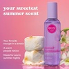 eos Cashmere Body Mist, Jasmine Peach, Body Spray for Women, Hair Mist, Floral Perfume, Moisturizing, Hyaluronic Acid, Glycerin, Vegan, Cruelty-free, 6 fl oz(Toasted Marshmallow)