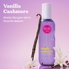 eos Cashmere Body Mist, Jasmine Peach, Body Spray for Women, Hair Mist, Floral Perfume, Moisturizing, Hyaluronic Acid, Glycerin, Vegan, Cruelty-free, 6 fl oz(Vanilla Cashmere)