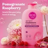 eos Cashmere Body Wash – Jasmine Peach, Moisturizing Body Wash, Creamy Gel Formula, with Shea Butter, Glycerin, Vitamin E, pH Balanced, Sensitive Skin, Vegan, 16 fl oz(Pomegranate Raspberry)