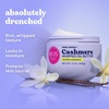 eos Cashmere Whipped Oil Body Butter, Pink Champagne, 72 Hour Weightless Moisture For Dry Skin, Rich Formula and Deep Hydration, Body Care, 12 oz(Vanilla Cashmere)