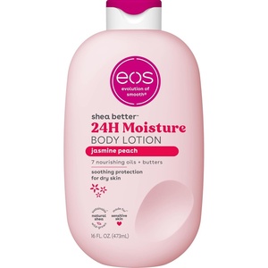 eos Shea Better 24H Moisture Body Lotion- Jasmine Peach, 16 fl oz(Jasmine Peach)