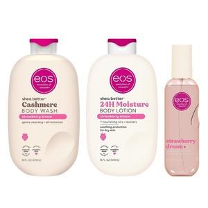eos Shea Better 24H Moisture Body Lotion- Jasmine Peach, 16 fl oz(Strawberry Dream)