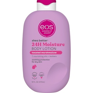 eos Shea Better 24H Moisture Body Lotion- Pink Champagne, 16 fl oz(Toasted Marshmallow)